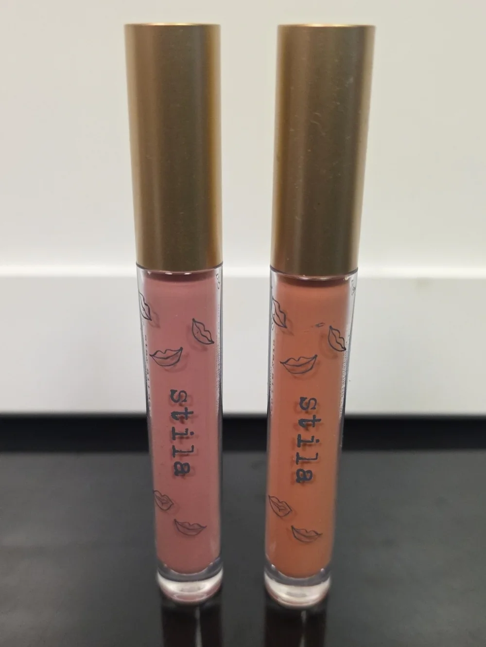 Stila Stay All Day Liquid Lipstick Duo Petal Sugar Peach New